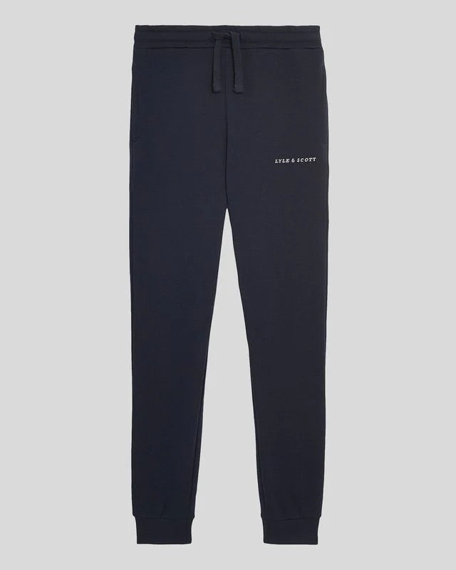 Script Embroidered Sweatpant  Dark Navy