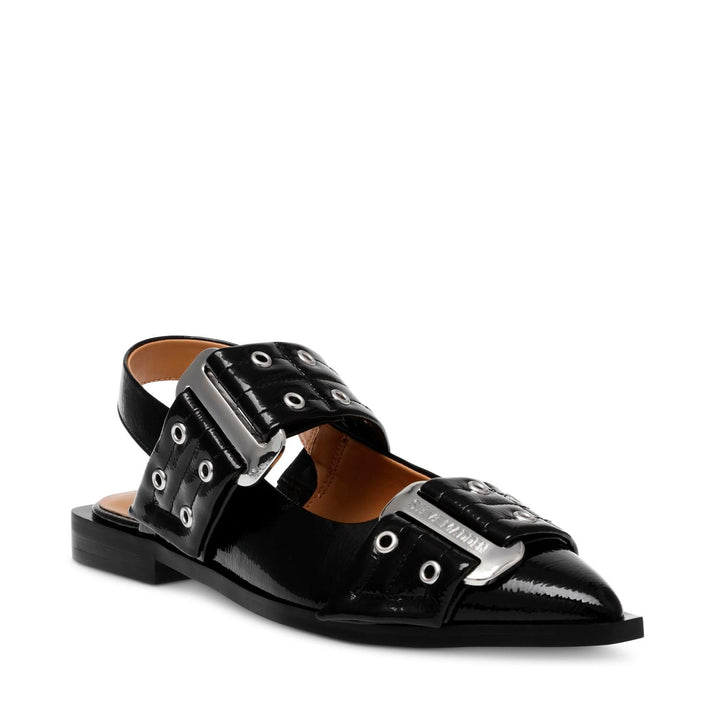 GRAND AVE SANDALS  Black Patent