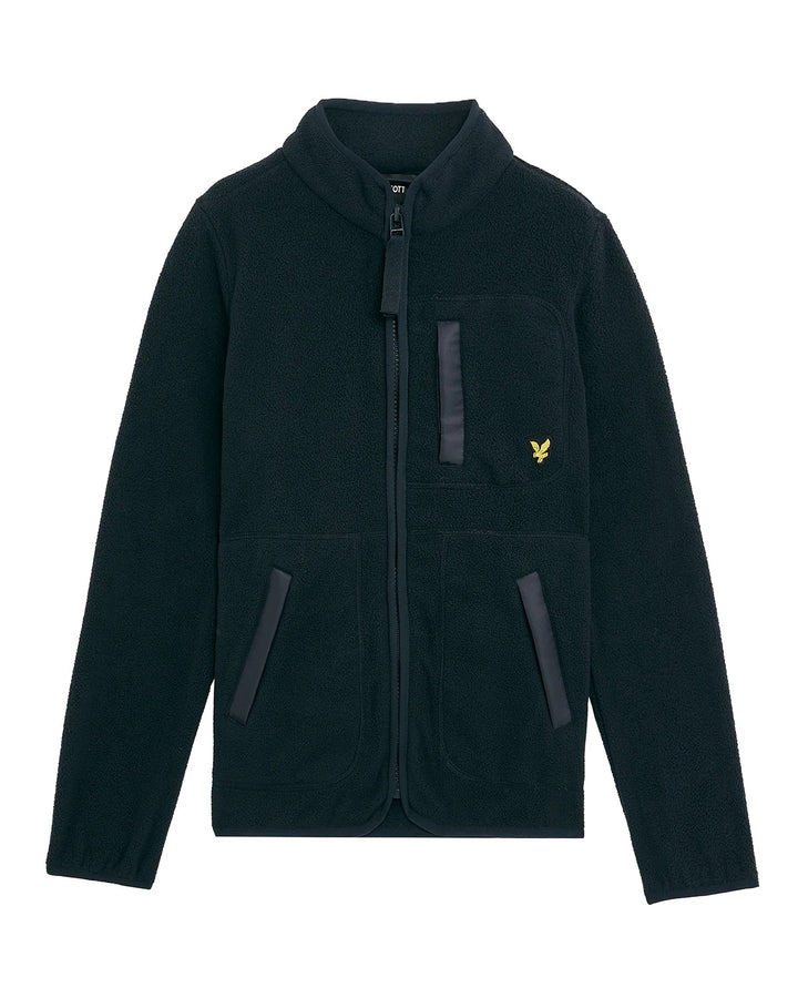 Microfleece Zip Through  Dark Navy