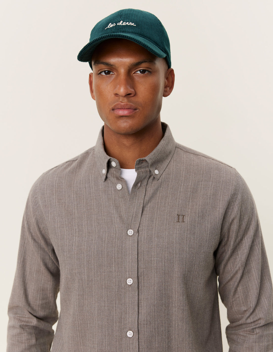 Desert Reg Stripe Shirt  Mountain Grey/Ivory