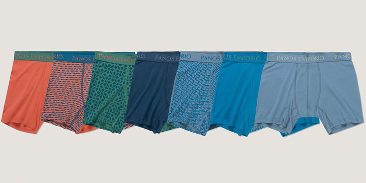 7PK BASE BAMBOO BOXER  Mixed Colours