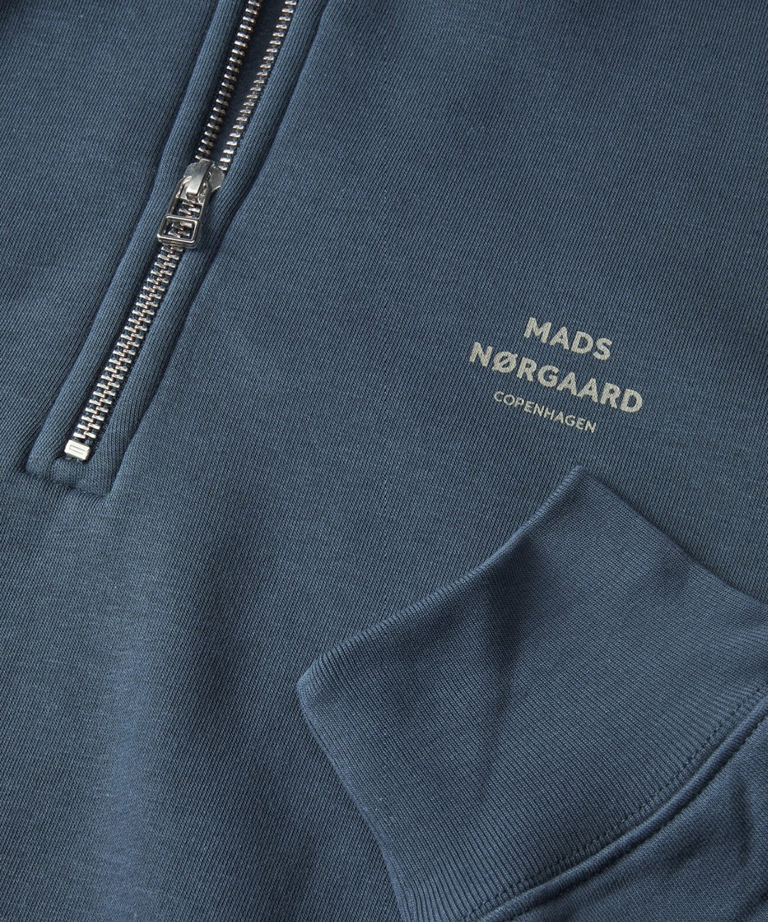 Standard Half Zip Logo Sweat  Midnight Navy