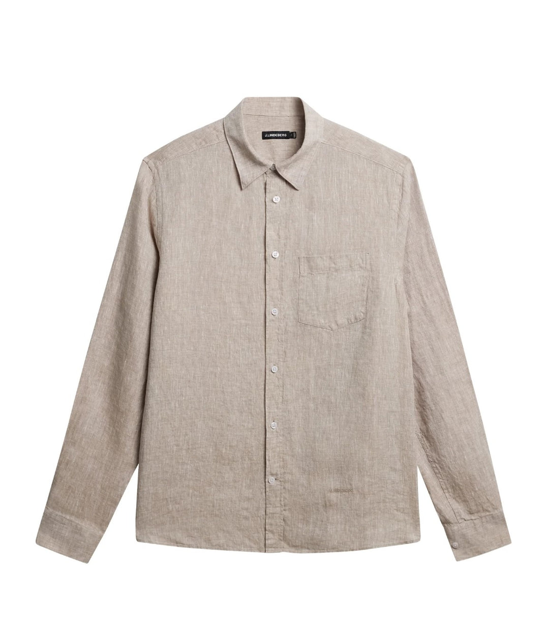 Slim LS Linen Melange Shirt  Batique Khaki