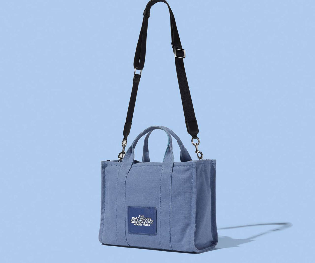 THE MEDIUM TOTE COTTON  Blue Shadow