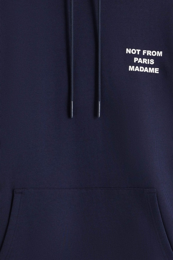 Le Hoodie Slogan  Navy