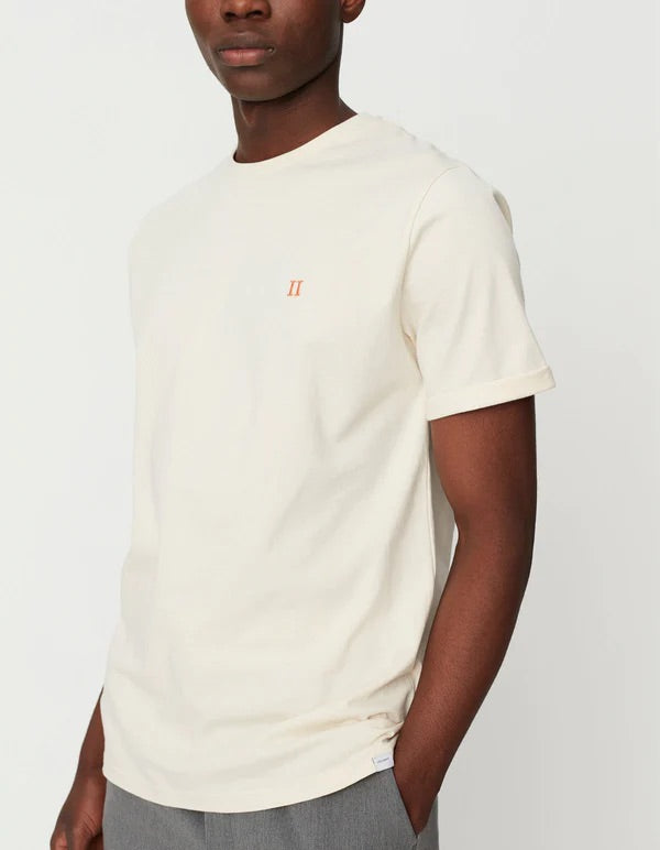 NØRREGAARD T-SHIRT  Ivory/Orange