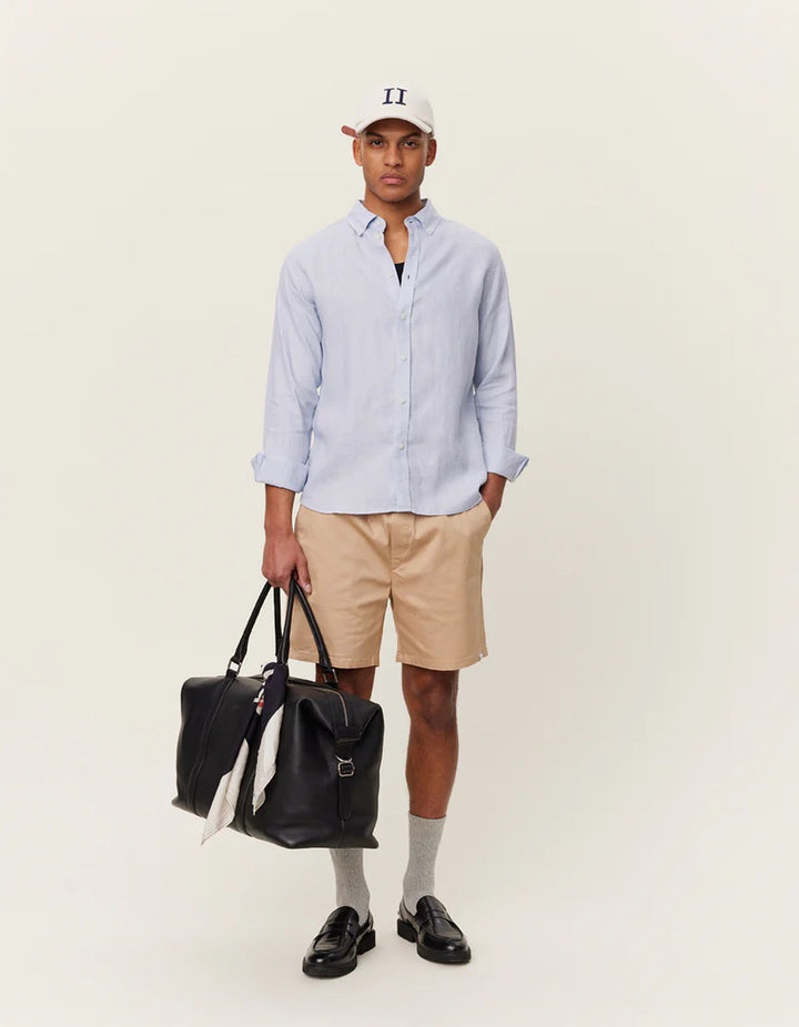 Kristian Linen B.D. Shirt  Summer Sky