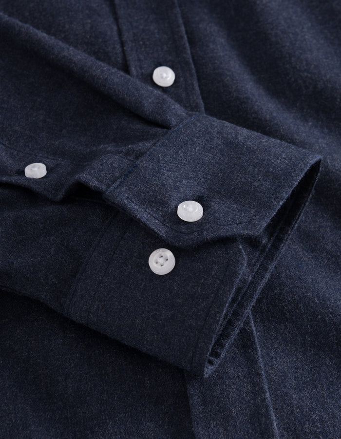 Desert Reg Shirt  Dark Navy Melange