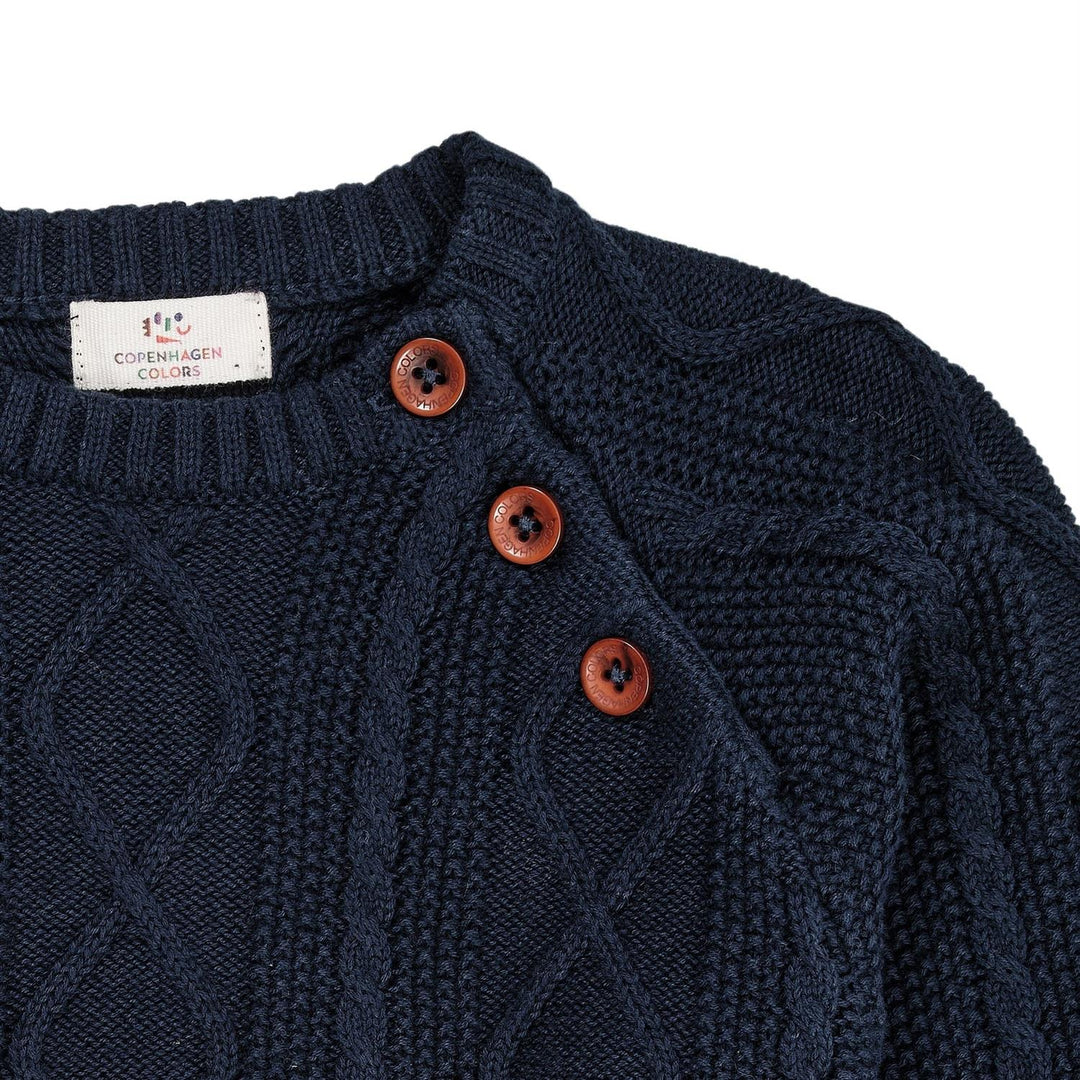 KNITTED JUMPER  Navy