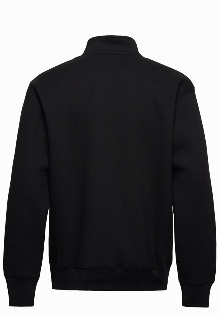 Standard Half Zip Logo Sweat  Black