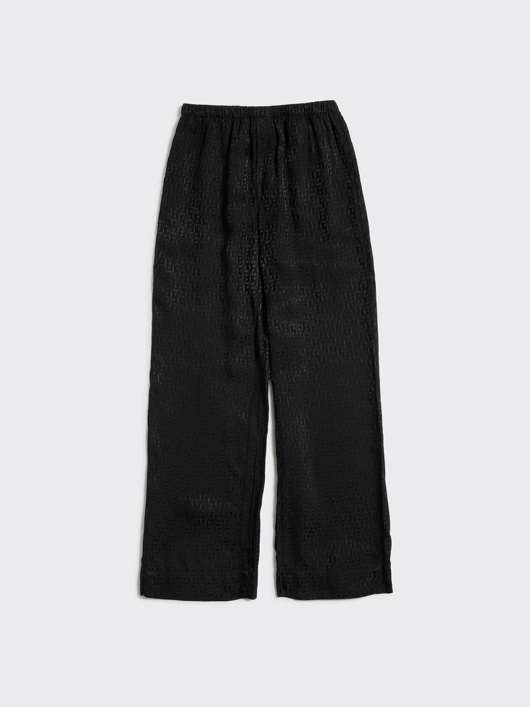 Luka Monogram Trouser  Black