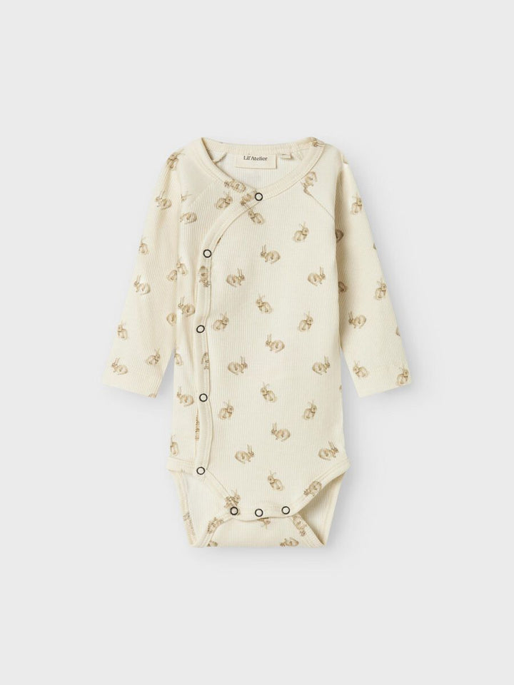 LAVO EMO LS SLIM WRAP BODY  Turtledove/Rabbit