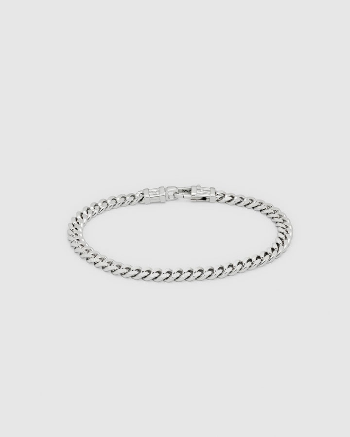 Curb Bracelet  Silver