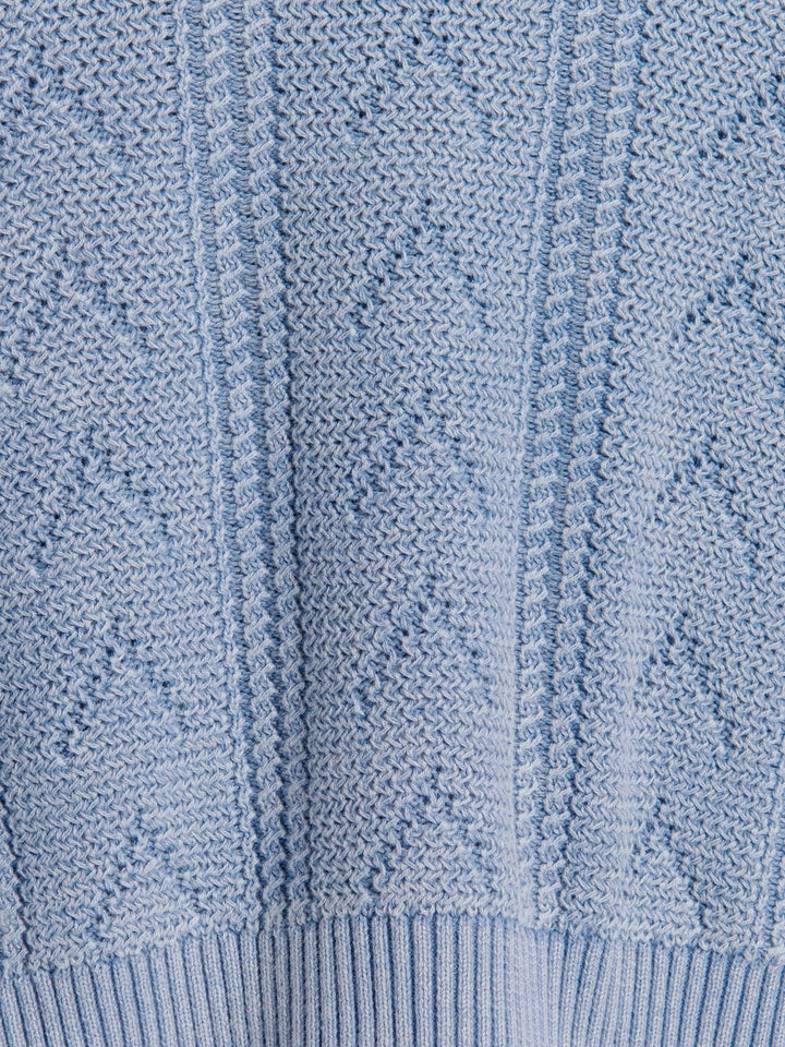 Serena Knit Sweater  Lt. Blue