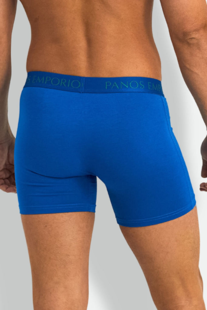 3PK BASE BAMBOO BOXER  Captain's Blue