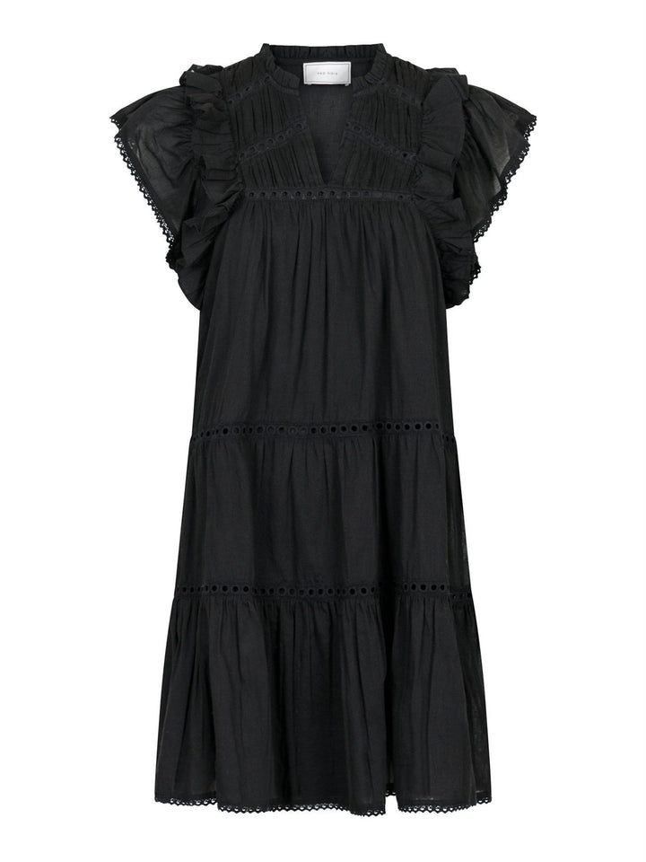 Jamma S Voile Dress  Black