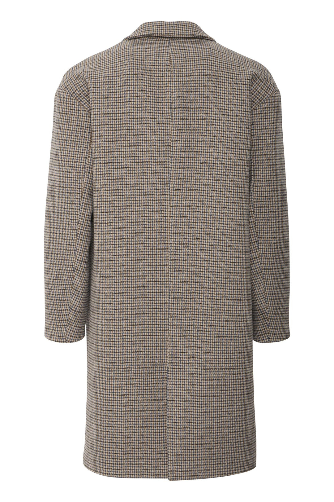 CLAES houndstooth cheked relaxed coat  Silver Mink