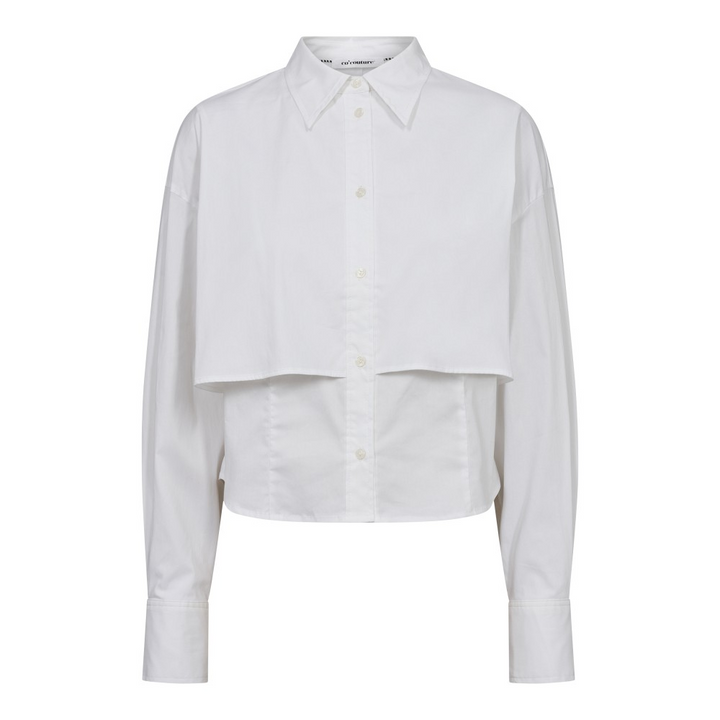 SandyCC Double Layer Shirt  White