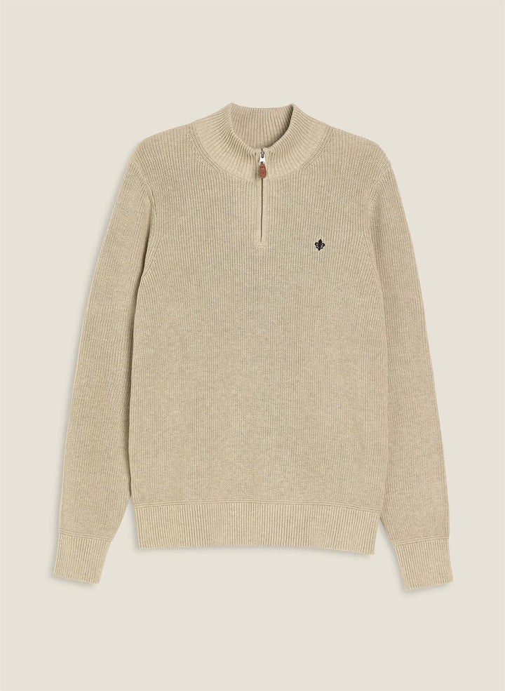 BERNARD HALF ZIP  Khaki