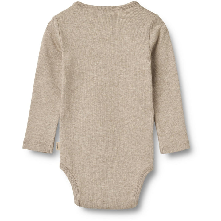 Rib Body L/S Spencer  Gravel Melange