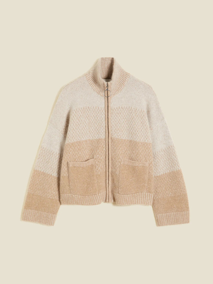 Tine Knit Cardigan  Sand Mix