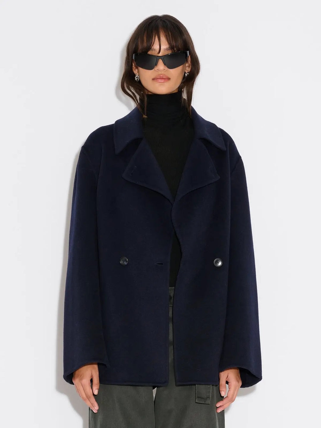 Felsa Wool Peacoat  Dk. Blue