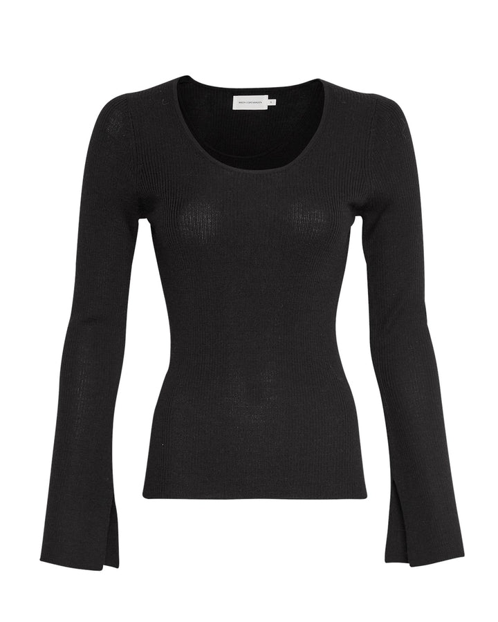 MSCHRigmor Avalina Rib Pullover  Black