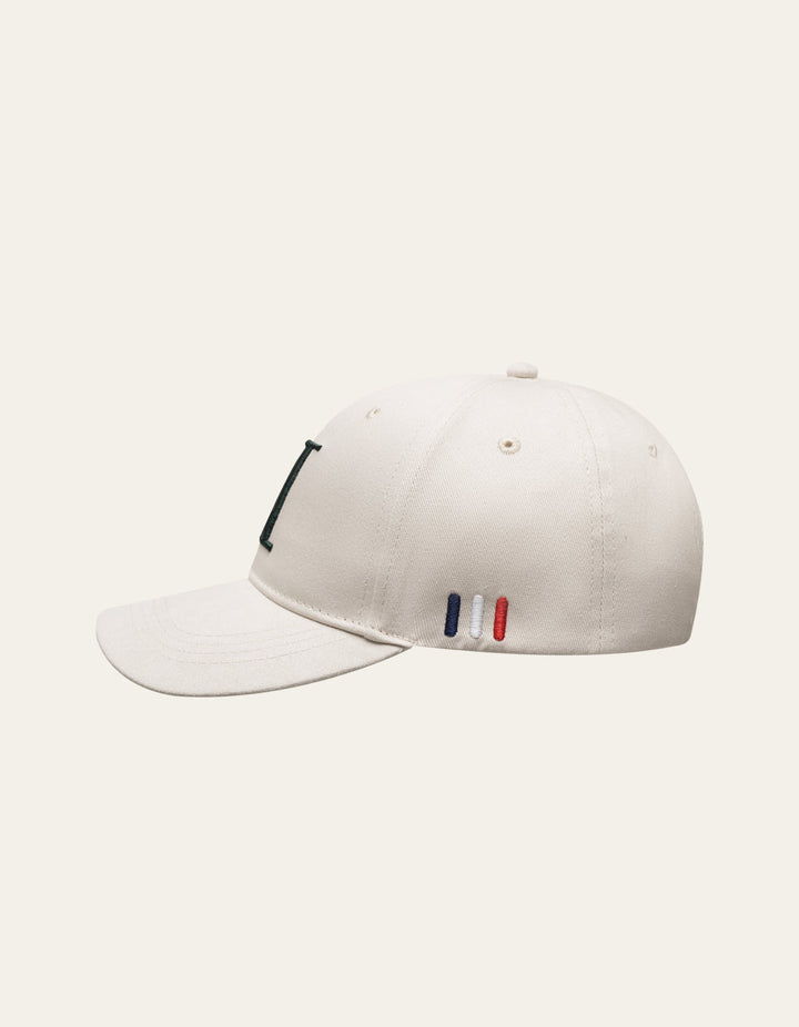 Baseball Cap Suede II  Ivory/Dark Navy