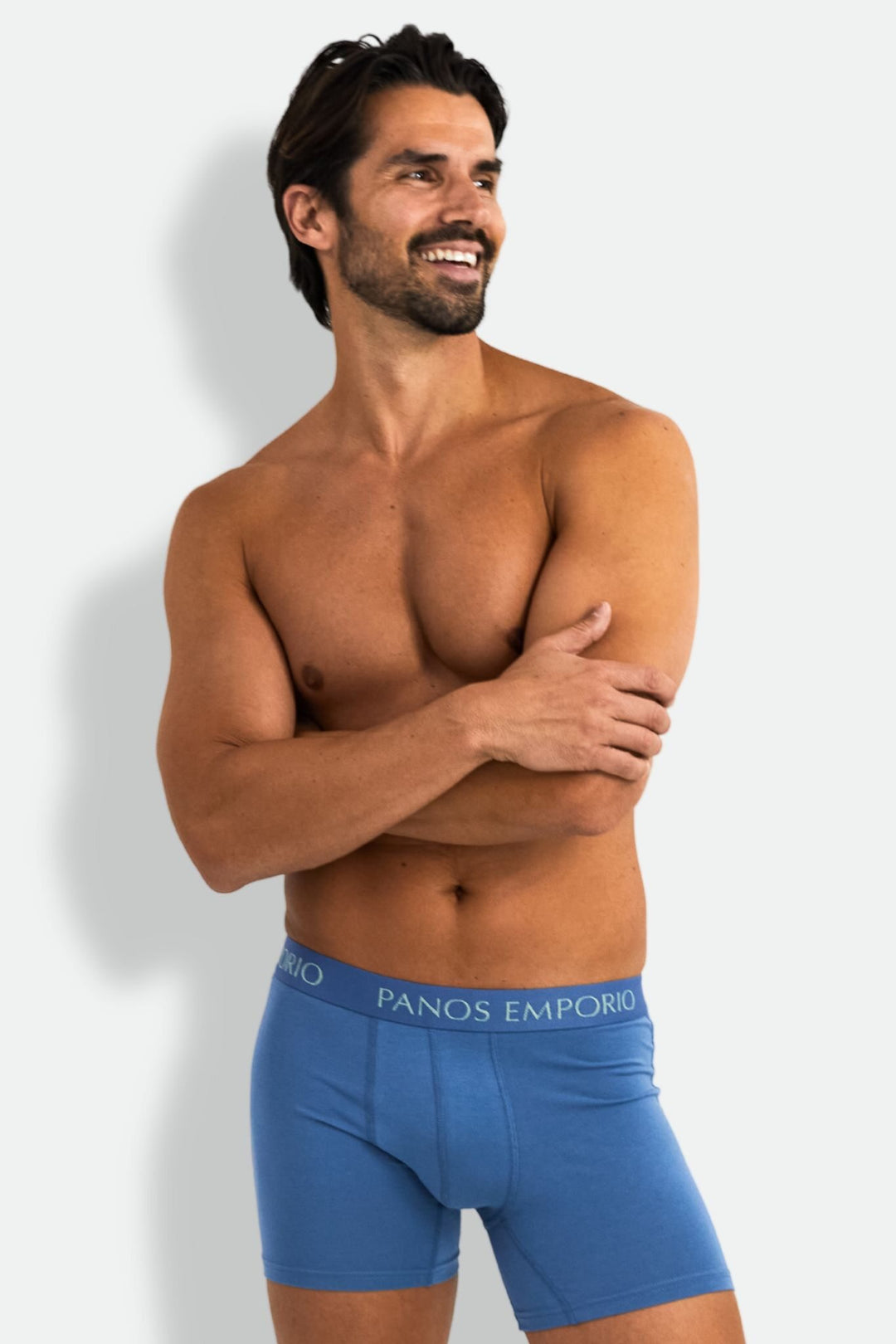 3PK BASE BAMBOO BOXER  Captain's Blue