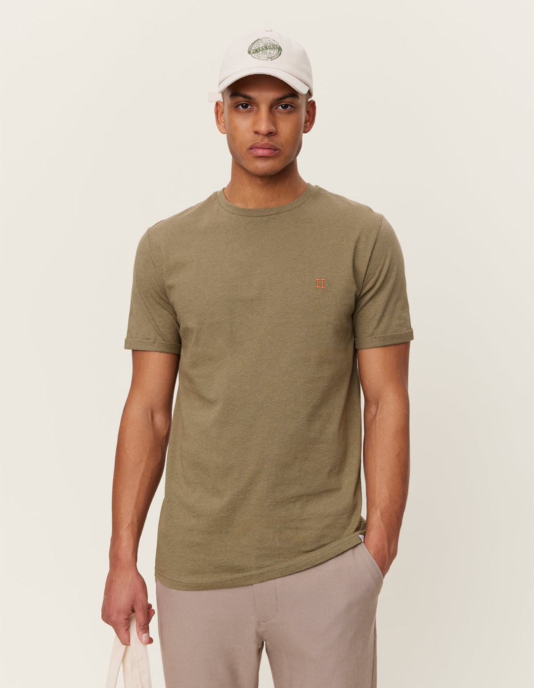 Nørregaard T-Shirt - Seasonal  Surplus Green Melange/Orange