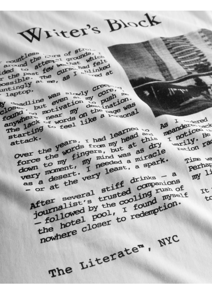 Newspaper T-Shirt  White