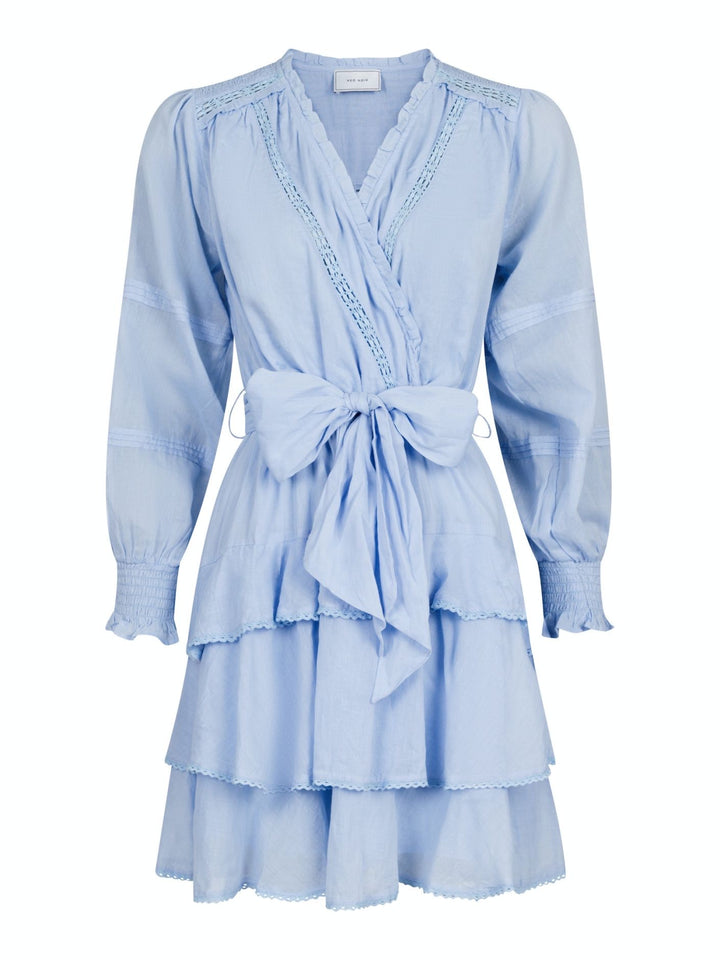 Ada S Voile Dress  Light Blue