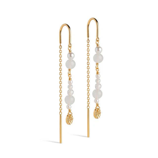 EARRING SOFIA  White And Pearls