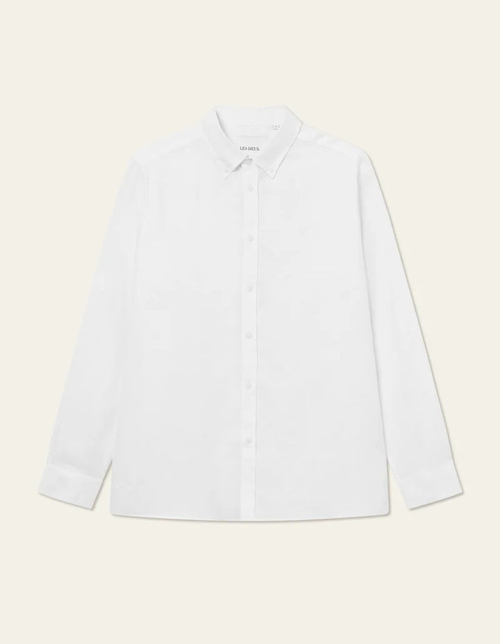 Kristian Linen B.D. Shirt  White