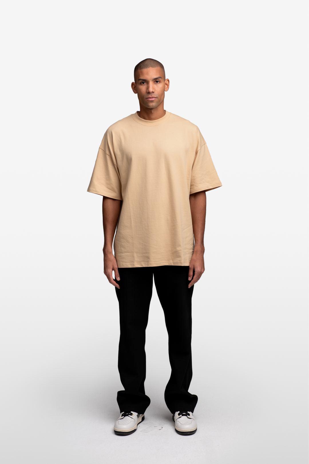 BOX FIT T-SHIRT  Sand