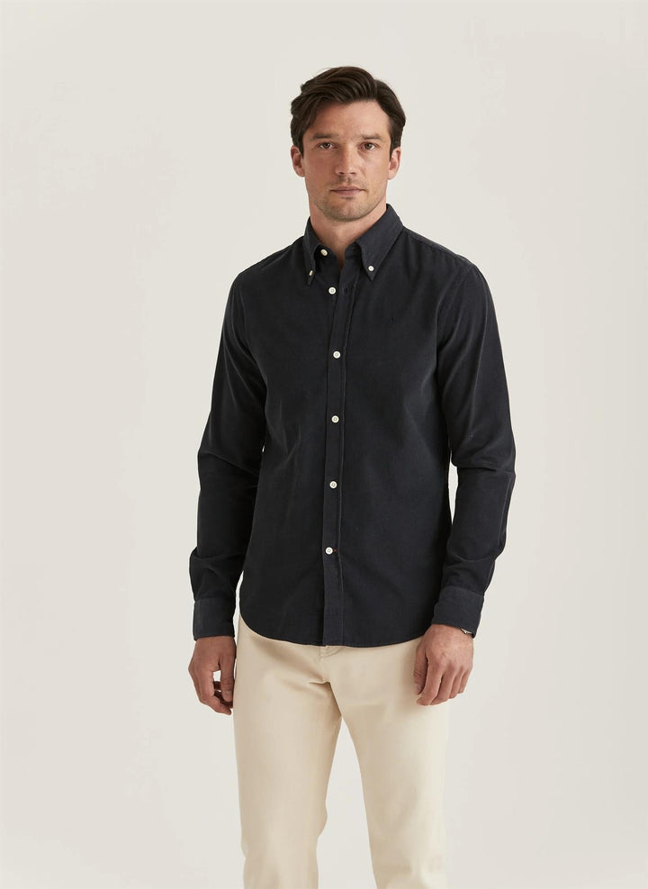 Douglas Cord Shirt-Slim Fit  Blue