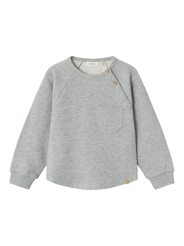 LANDER LS SWEAT  Grey Melange