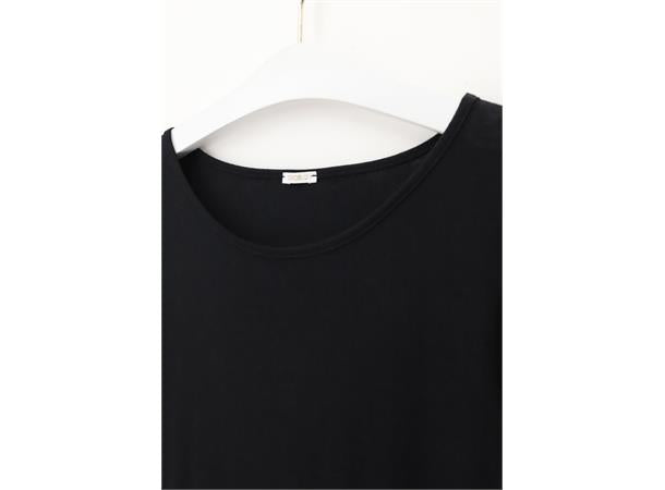 PERFECT LINE CASHMERE T-SHIRT L/SL MRL  Black