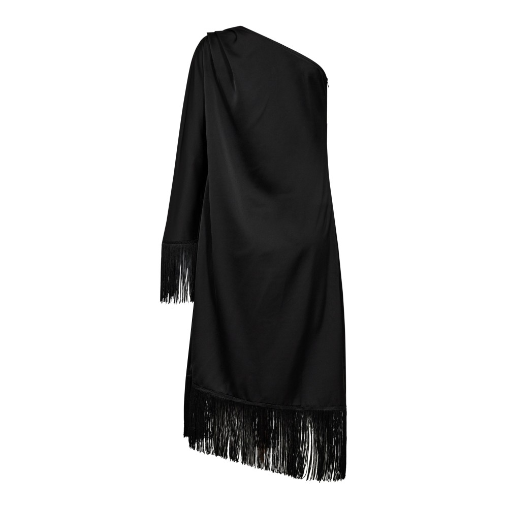 AdnaCC Fringe Dress  Black