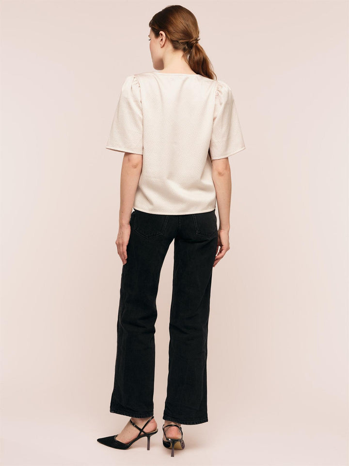 Vesta Blouse  White Sand