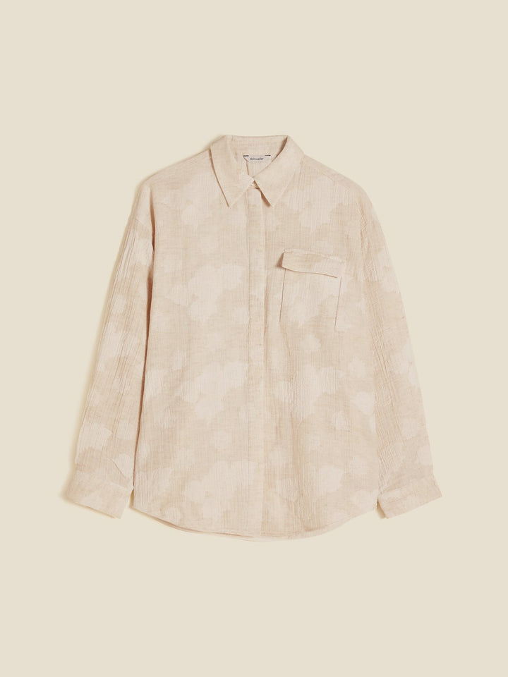 Dais Jacquard Shirt  Ecru Mix