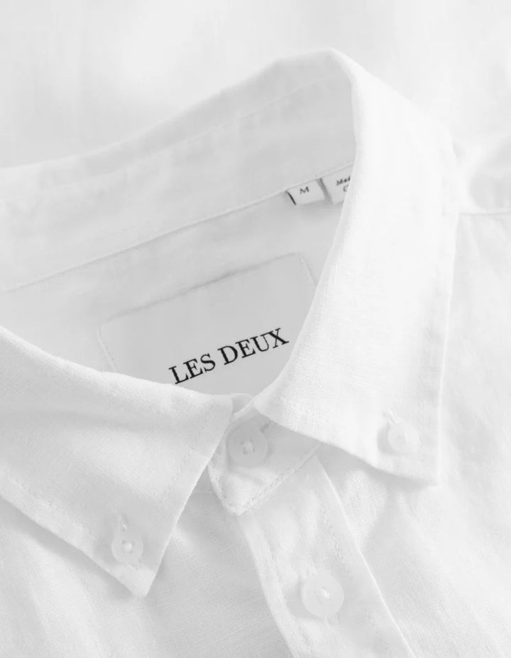 Kristian Linen B.D. Shirt  White