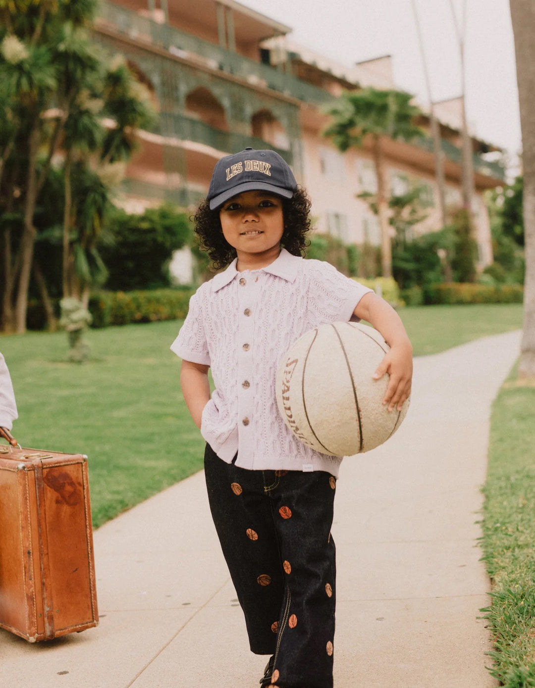 BLAKE DAD CAP KIDS  Dark Navy/Olive Night