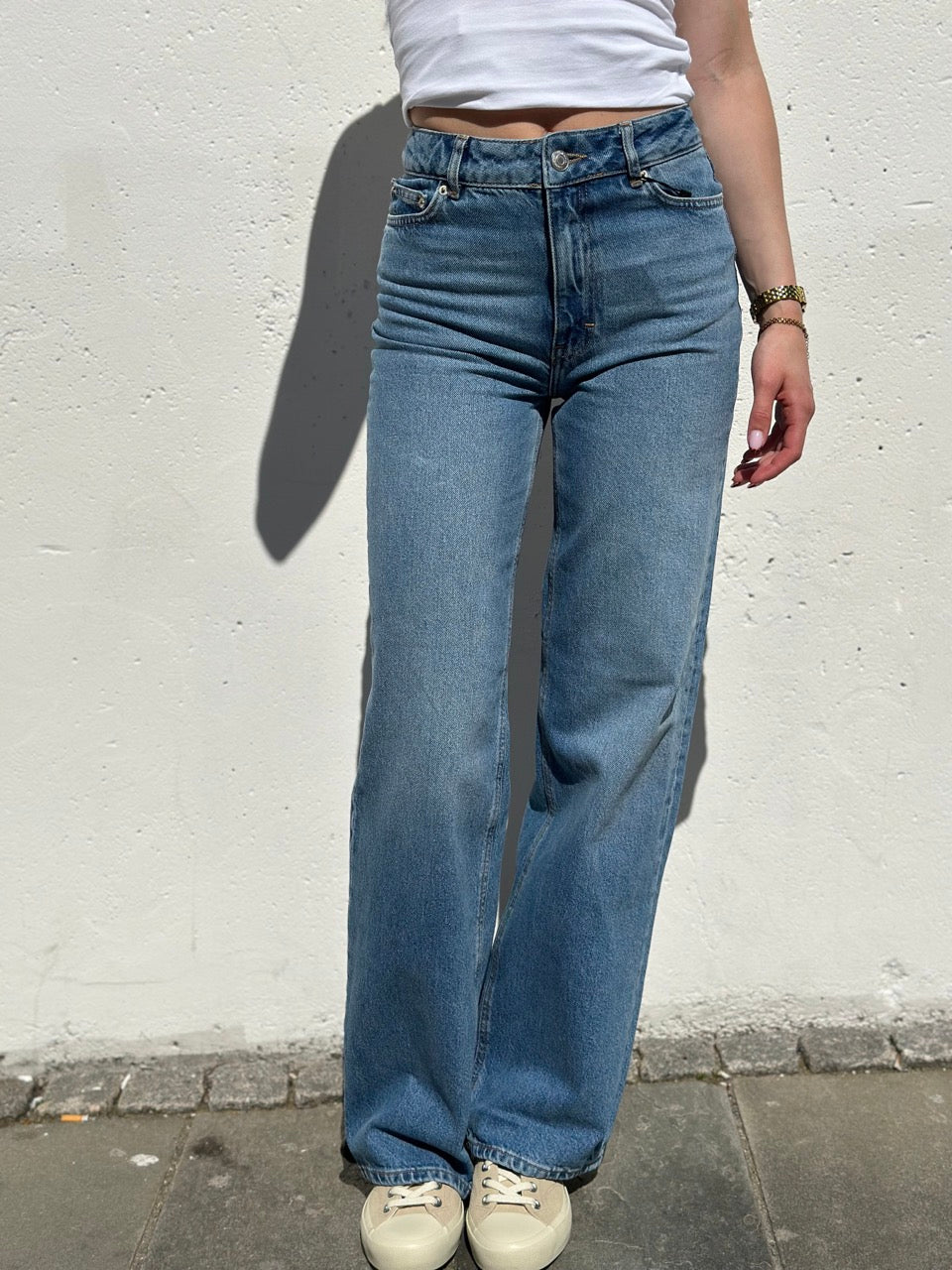 W Wide Jeans  Lt. Blue