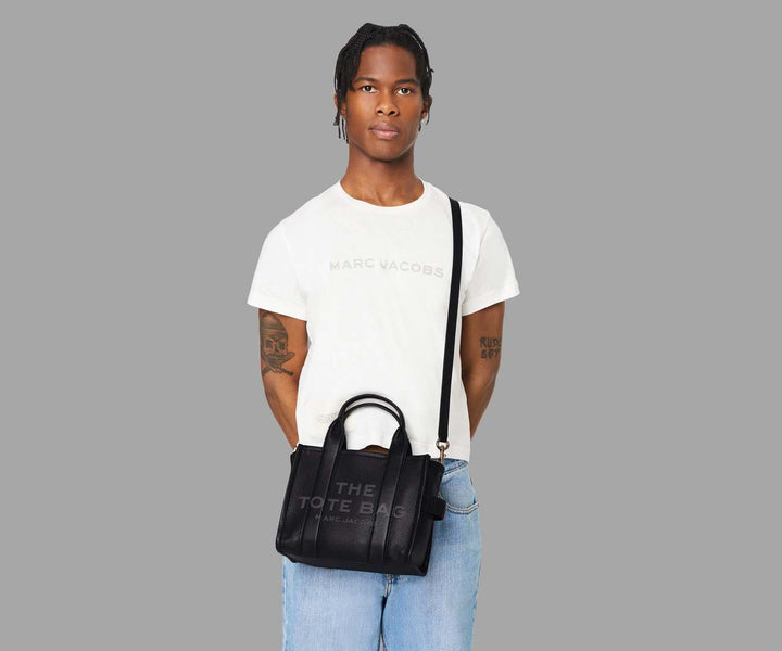 THE SMALL TOTE LEATHER  Black