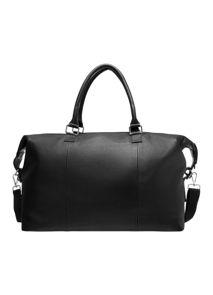 BLAKE LEATHER WEEKEND BAG  Black