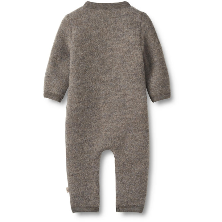 Wool Fleece Suit Levi  Brown Melange