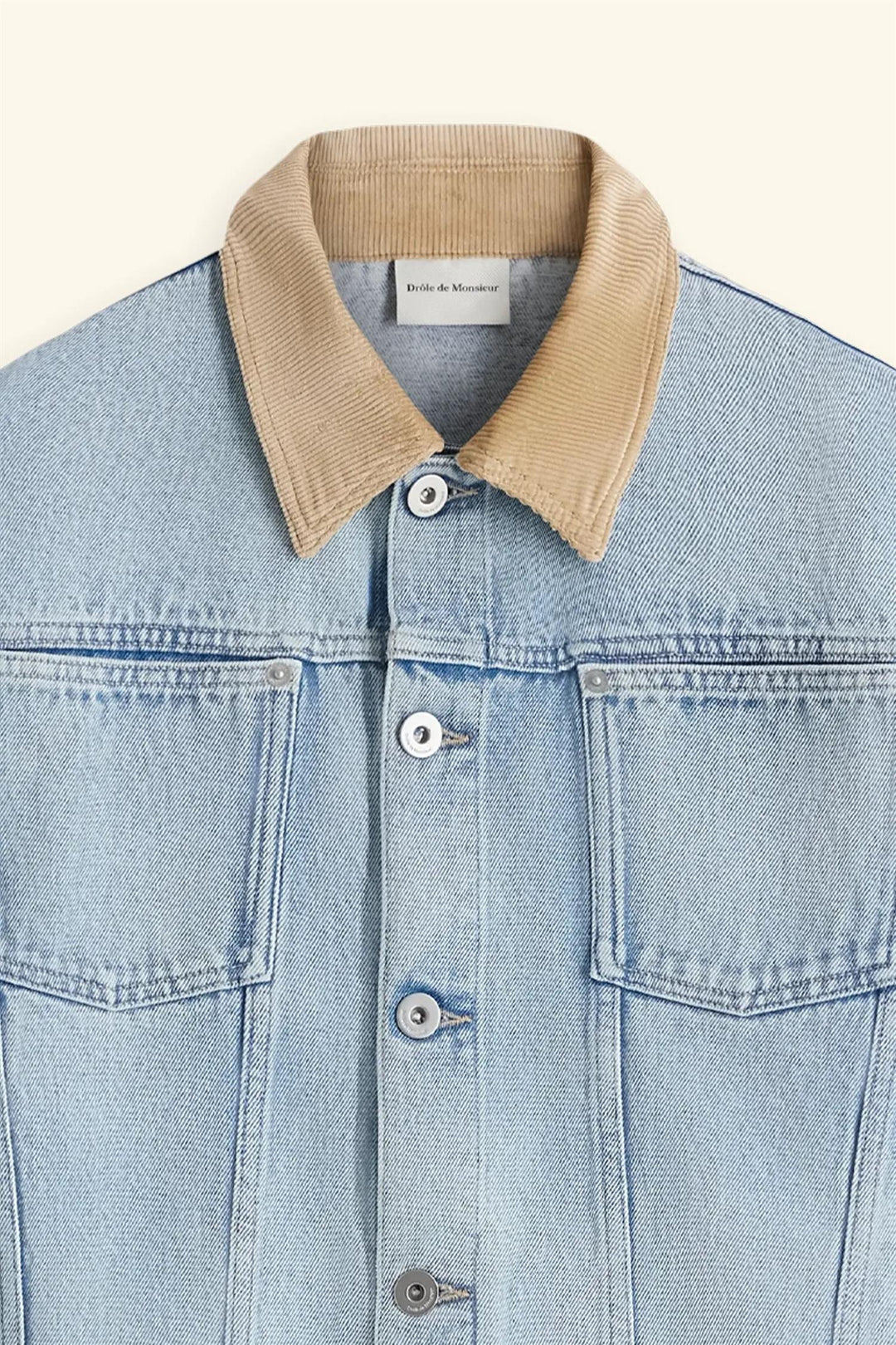 La Veste Jean Délavée  Light Blue