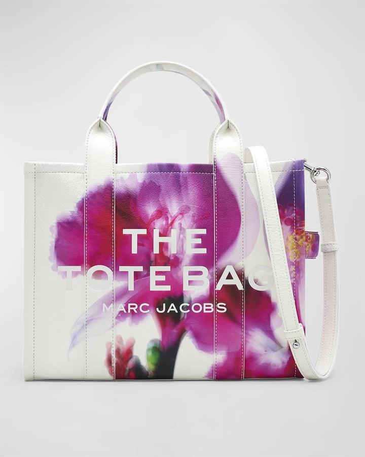 THE MEDIUM TOTE  White Multi