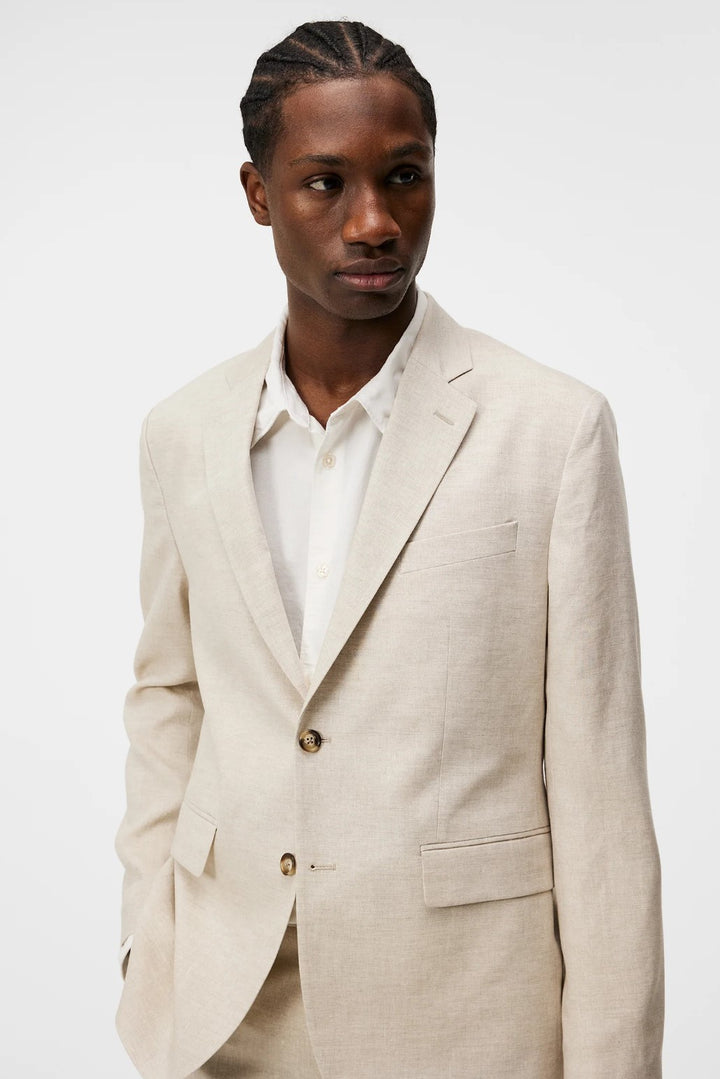 HOPPER U SUPER LINEN BLAZER  Moonbeam